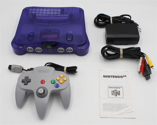 Nintendo 64 Console - Funtastic Grape Purple - SNR NUP16321534 (B Grade) (Used)